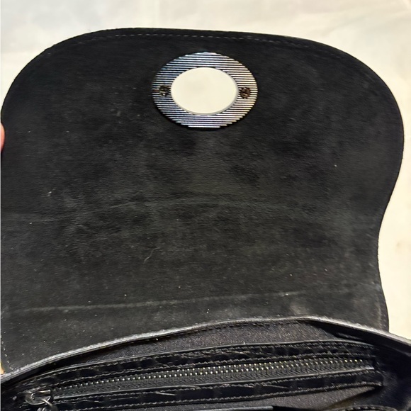 Vittoria Napoli Leather and Python Stylish Crossbody Bag - Picture 9 of 14